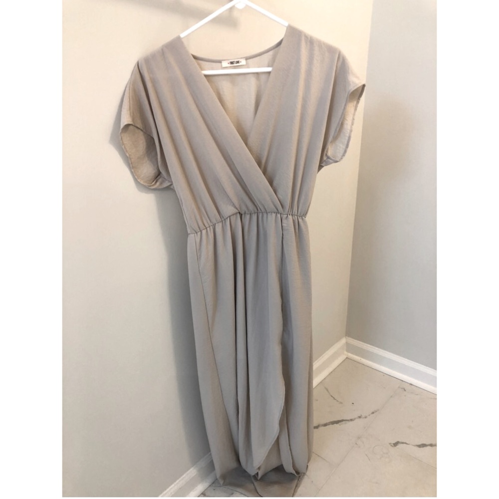 Short Sleeve high-low dress